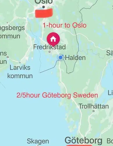 Nyoppusset Og Romslig Med 6 Soveplasser I Et Familievennlig Område * Sarpsborg